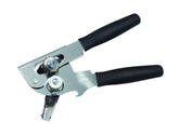 Swing-A-Way heavy-duty can opener close-up showing the black handle for easy grip
