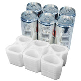 Sxmprail 6-pack rings universal fit for 12oz cans ensures secure hold in stores