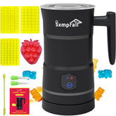 Sxmprail Gummy Maker top view showing reinforced PC lid for durability and even pressure.
