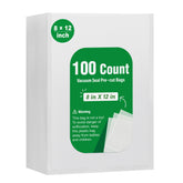 Syntus precut 8x12 vacuum bags for fast, ready-to-use storage and portioning.