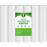 Syntus vacuum sealer bags with puncture-prevention design for fresher storage.