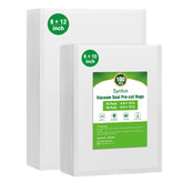 Syntus quart 8x12 vacuum bag pre-cut design for quick packing