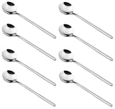 SZLFSX 18-pack stainless steel espresso spoons with a mirror finish for everyday use.