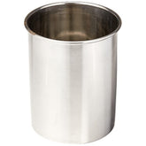 TableCraft HU2 Utensil Holder with brushed finish keeps utensils organized on the counter.