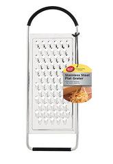 TableCraft SG206BH flat grater with extra coarse holes for quick cheese shredding