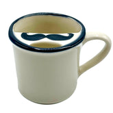 Taconic Shave mustache-guard mug keeps your lip dry while sipping coffee.