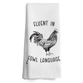 TAEDIN chicken kitchen towel with funny sayings adds humor to kitchen decor