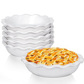 Taeochiy mini pie pan with wave edge for crimped crusts.