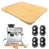 Taladad appliance slider 360-rolling-tray demonstrates full mobility for counter space efficiency.