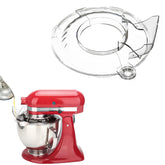 Taladad pouring shield for KitchenAid 4.5-5qt bowl keeps ingredients centered for cleaner mixing.