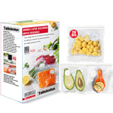 Talisleskye vacuum sealer bag with airtight dual zipper for secure sealing.