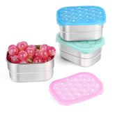 Tanjiae Snack Pro stainless steel container shows leak-proof storage for kids.