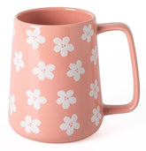 TaoTaojarvie ceramic mug with pink floral pattern for daily coffee rituals.