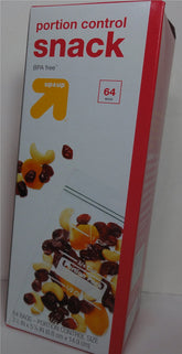 TARGET Portion Control Snack Bags pack shot showing BPA-free storage for organized portions