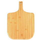 TastiFun Cube 12-inch bamboo pizza peel ready for dough transfer