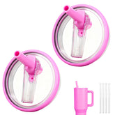 Tatamy HydroJug 40oz flip straw lid main image showing leak-proof design for travel.