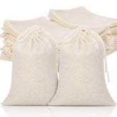 Tatuo muslin drawstring bags for party favors and gifts