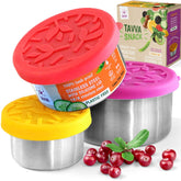 TAVVA 12oz kids snack container with sealed lid for leakproof school lunches