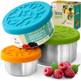 TAVVA 12oz lunch container in use for school lunches