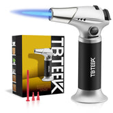 TBTeek torch with safety lock for a controlled flame during desserts