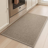tchdio kitchen mat with rubber backing provides non-slip floor grip