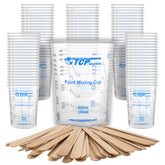 TCP Global 20 oz graduated mixing cups for precise resin and paint ratios