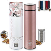 Teabloom Cosmopolitan bottle cap shows secure, spill-free travel.