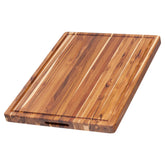 Teakhaus extra large cutting board with smooth teak surface for everyday prep.