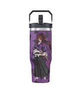 Team Liquid Demon Slayer Kokushibo tumbler with lid for on the go.