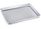 TeamFar baking sheet front view showing sleek stainless steel construction for healthy cooking.