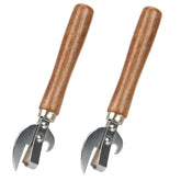 TEAMWILL stainless steel traditional can opener with a sturdy grip for easy opening.