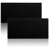Tebery 2-pack bar mats with non-slip base keep glasses steady during busy service.