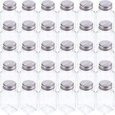 Tebery glass salt and pepper shakers with mushroom tops, front view, stylish table companion for elegant dining