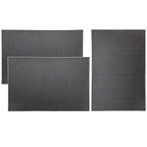 Tebery rubber bar mat grey 3-pack protecting counters and aiding drying.