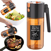 Telunshi Premium oil sprayer bottle emits a fine mist for even coating.