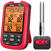 TempSpike 2000ft wireless range for monitoring grill from afar.