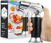 Tencoz blow torch in kitchen setup for precise browning