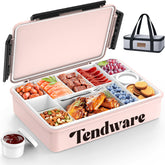 TENDWARE Snackle Box 12-compartment tray keeps snacks organized on the go