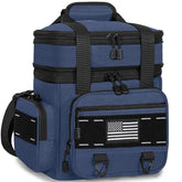 TENKIST Expandable Tactical Lunch Box side pockets for water bottle storage and quick access