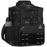 TENKIST lunch box camo front patch area for personalized style and rugged durability.
