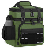 TENKIST lunch box cooler bag front patch area for personalization and organization.