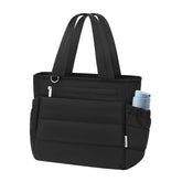 TENKIST lunch tote in black front view showing 10L capacity for daily meals