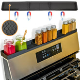 TEO magnetic stove top shelf behind-range storage for spices and oils