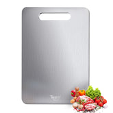 TESFLY Titanium Cutting Board front view showing a durable, knife-friendly surface.