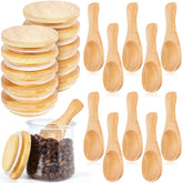 Tessco for you bamboo yogurt lid set preserves freshness on jars