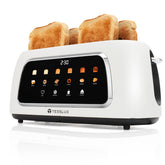 Tesslux 4-slice toaster with touchscreen display enables precise browning control