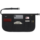 TEXVIDA 7-pocket server apron with buckle closure for secure, adjustable fit.