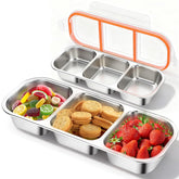 TGFBH 2Pack stainless steel snack containers with leakproof lids for mess-free lunches