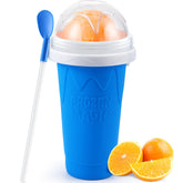 Tgosomt blue slushie cups with 210ml capacity for quick frozen drinks.