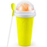 Tgosomt Slushy Cup in action, freeze-ready design for fast slush making.